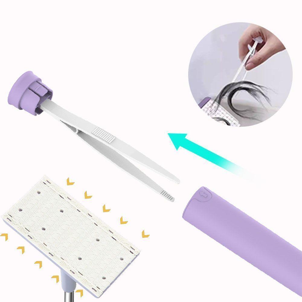 Rodo Mop Articulado Mini Ajustavel Inox Multifuncional Limpa Vidros Varredor Piso Porcelanato Azulejo Rodinho Limpeza - 7