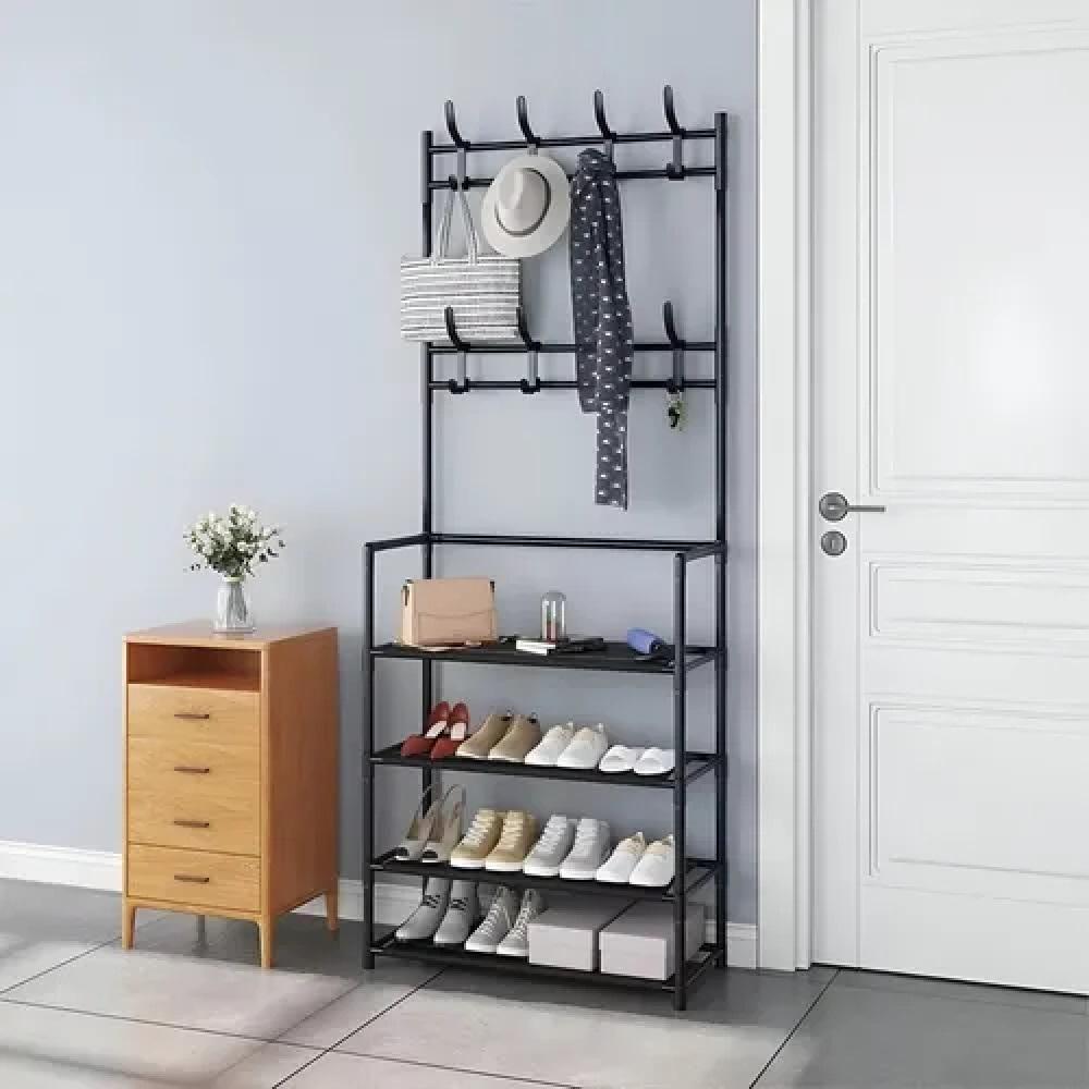 Estante Porta Brinquedos Sapateira Organizadora Sapatos Multiuso Arara Modular Quarto Guarda Roupa 4 Prateleiras Cabidei - 2