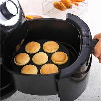 Forma Cupcake Mini Bolo Air Fryer Assadeira 7 Cavidades Cesto Silicone Fritadeira Congelador Forno Muffin Bolinho Sorvet