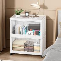 Armario 6 Portas 3 Andares Dobravel Organizador Brinquedos Carrinho Lavanderia Multiuso Caixa Armarzenamento Guarda Roup