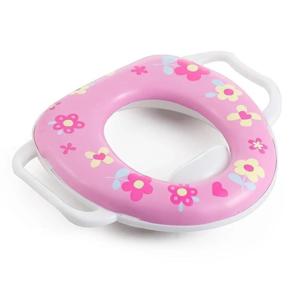 Assento Redutor Sanitario Infantil Alcas Adaptador Acolchoado Para Vaso Desfralde Criança Bebe Meninas - 6