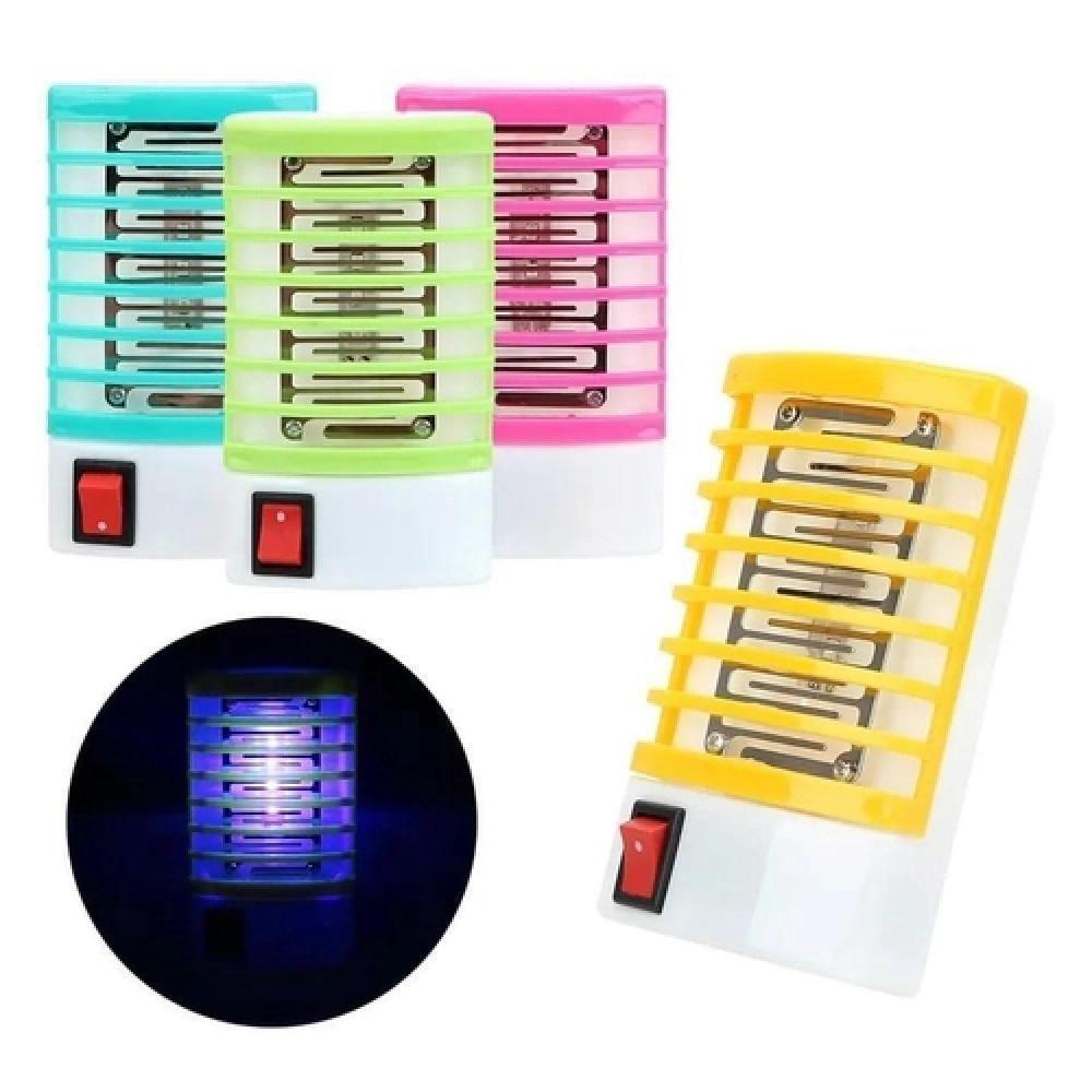 Repelente Eletronico Mata Mosquitos Asrmadilha Pernilongos Insetos Luminaria Luz Noturna Led 2 Em 1 Ultravioleta Bivolt - 1