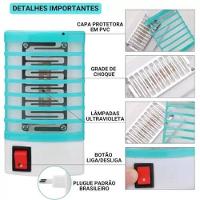 Repelente Eletronico Mata Mosquitos Asrmadilha Pernilongos Insetos Luminaria Luz Noturna Led 2 Em 1 Ultravioleta Bivolt - 3