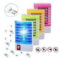 Repelente Eletronico Mata Mosquitos Asrmadilha Pernilongos Insetos Luminaria Luz Noturna Led 2 Em 1 Ultravioleta Bivolt