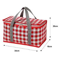 Bolsa Termica Portatil 12l Cesta Dobravel Bolsa Cooler Saco Piquinique Impermeavel Ecologica Viagem Camping - 9