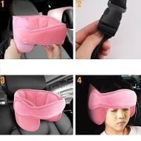 Apoio Suporte Cabeca Ajustavel Infantil Almofada De Pescoco Viagem Carro Bebe Protecao Conforto Kids Meninas Rosa