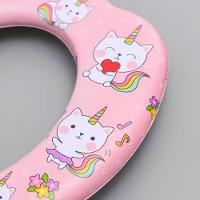 Redutor Assento Sanitario Infantil Adaptador Portatil Acolchoado Espuma Conforto Meninas Baby