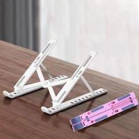 Suporte Notebook Articulado Laptop Portatil Ergonomico Slim Dobravel Base Ajustavel Tablet Antiderrapante Mesa Bancada E - 3