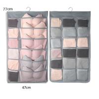 Cabide Organizador 36 Bolsos Porta Sutia Dupla Face Multi Divisorias Closet Joias Guarda Roupa Objetos Papelaria Multius - 8