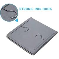 Cabideiro Organizador 3 Prateleiras Sapateeira Vertical Guarda Roupa Closet Divisorias Armario Edredom Multiuso Dobravel - 8