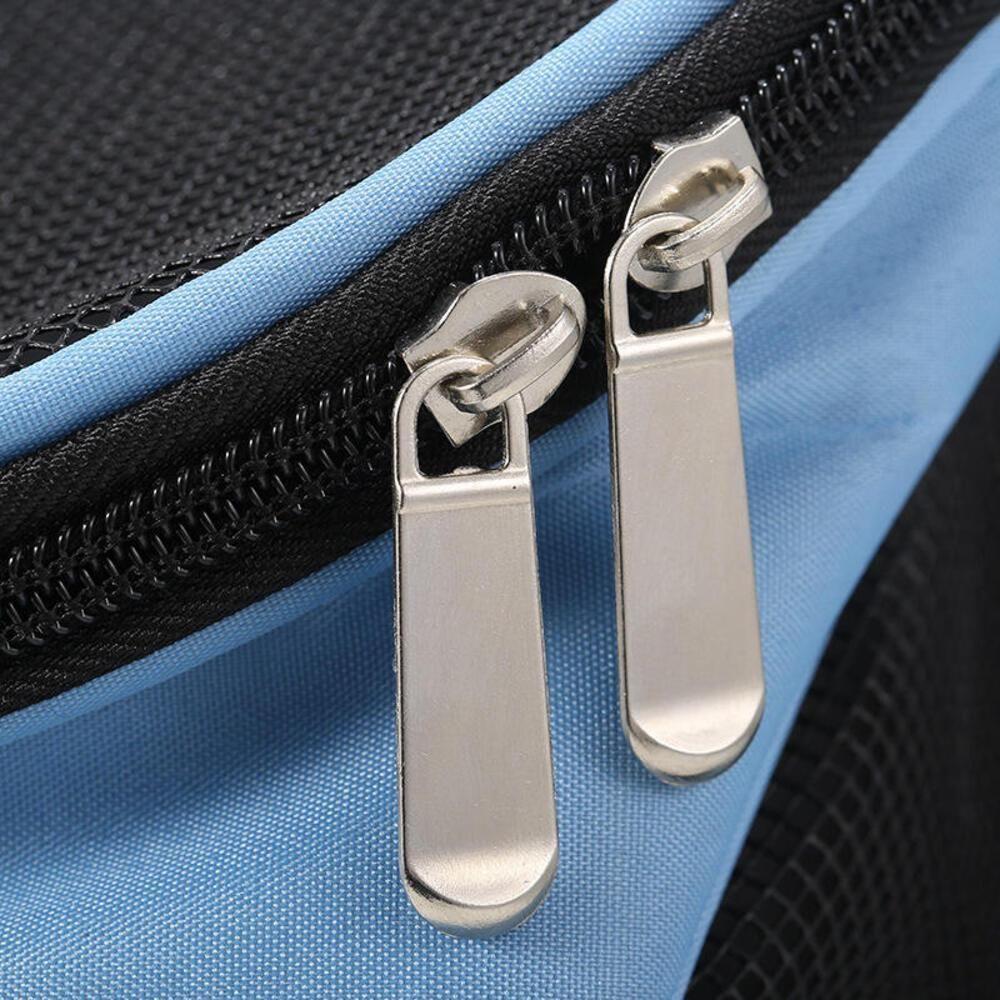 Mochila Passeio Caes Gatos Bolsa Transporte Pet Dog Bag Viagem Canguru Cachorros Petshop Azul - 6