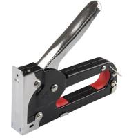 Kit Grampeador Pinador De Tapeceiro Profissional Maleta Kit Completo 4 A 14mm 300 Grampos Pregos Estofado Madeira - 2