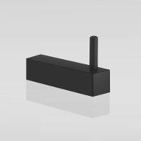 Cabide Gancho Para Banheiro Preto Fosco Troia Grego Metal - 3