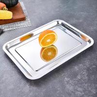 Bandeja Inox Cafe Retangular 40x30cm Rasa Travessa Restaurante Salada Porcao Bar Mesa Grande - 5