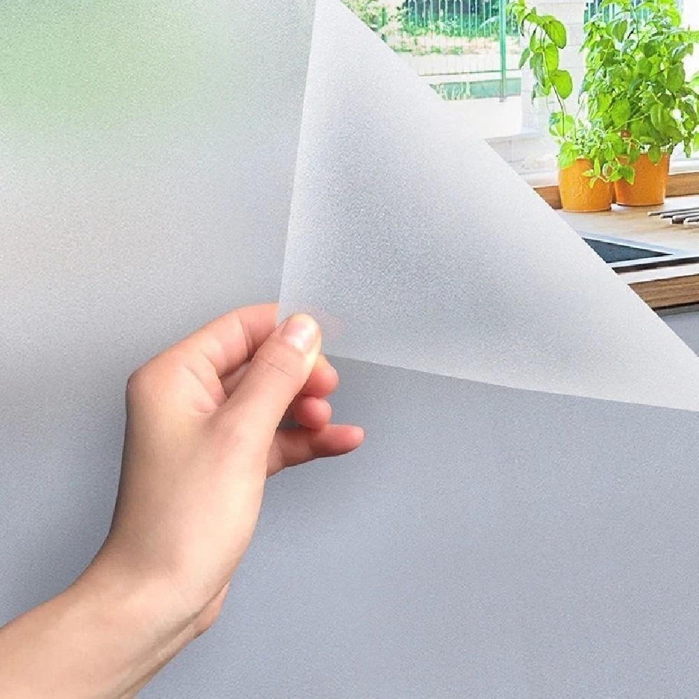 Adesivo Jateado Vidro Pelicula Jateada Box Banheiro Janela 2m Porta Fosco Cristal Autocolante Vinil Decorativo - 2