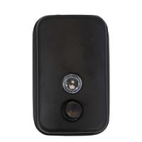 Dispenser Elegante De Sabonete Líquido E álcool Gel 500ml Em Inox Preto Para Casa Ou Comércio - 1