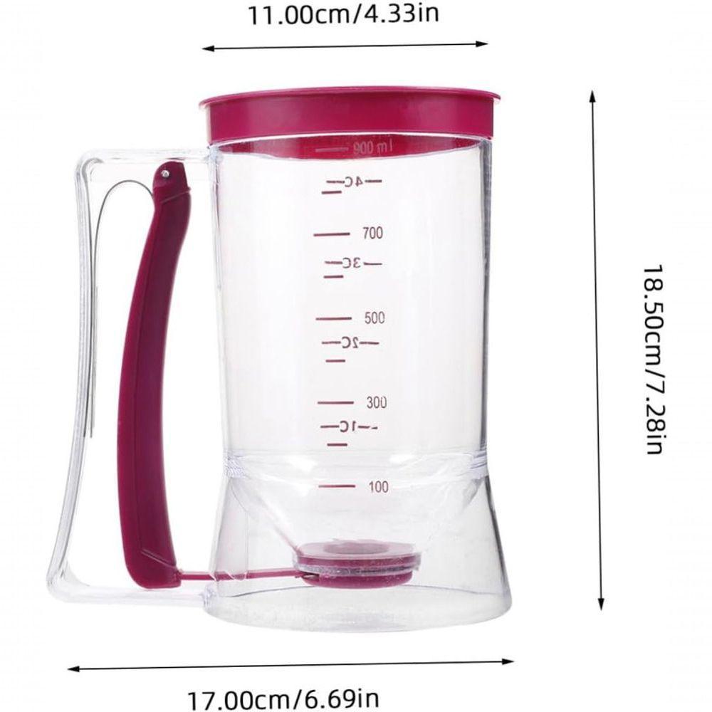 Dispenser Dosador Massa Cupcake Panqueca Bolo 900ml Cozinha - 3