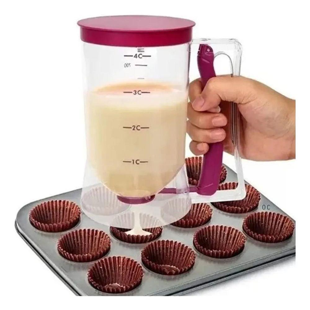 Dispenser Dosador Massa Cupcake Panqueca Bolo 900ml Cozinha - 10