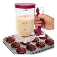 Dispenser Dosador Massa Cupcake Panqueca Bolo 900ml Cozinha - 10