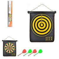 Dardos Magnéticos Alvo Dupla Face Dobrável 4 Dardos Ponta Pl - 1