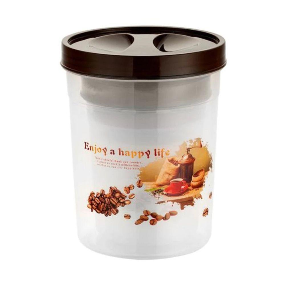 Conjunto Potes Plásticos Tampa Rosca 4 Peças Colher Medidor - 4