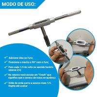 Ferramentas Profissionais Jogo Tarraxas E Macho Vira Macho A - 7