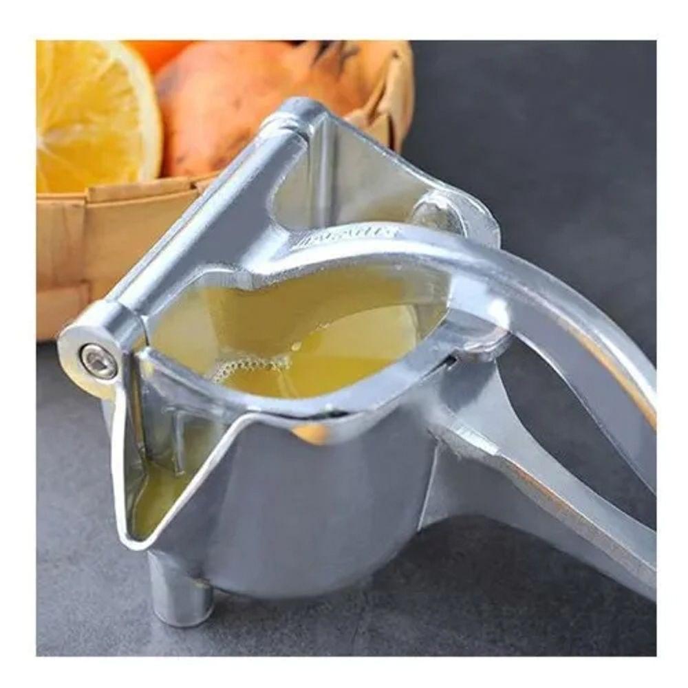 Espremedor Manual Limão Laranja Alumínio Suco Natural Cozinh - 4