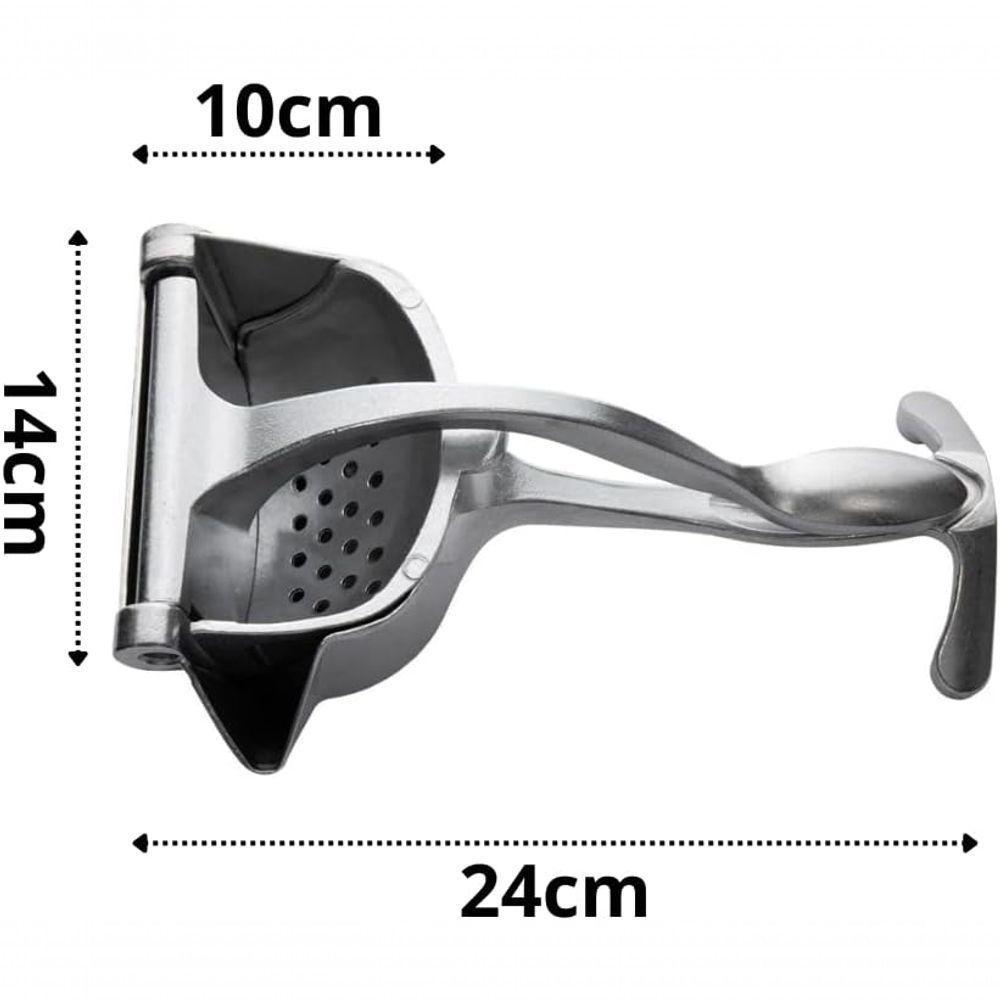 Espremedor Manual Limão Laranja Alumínio Suco Natural Cozinh - 6