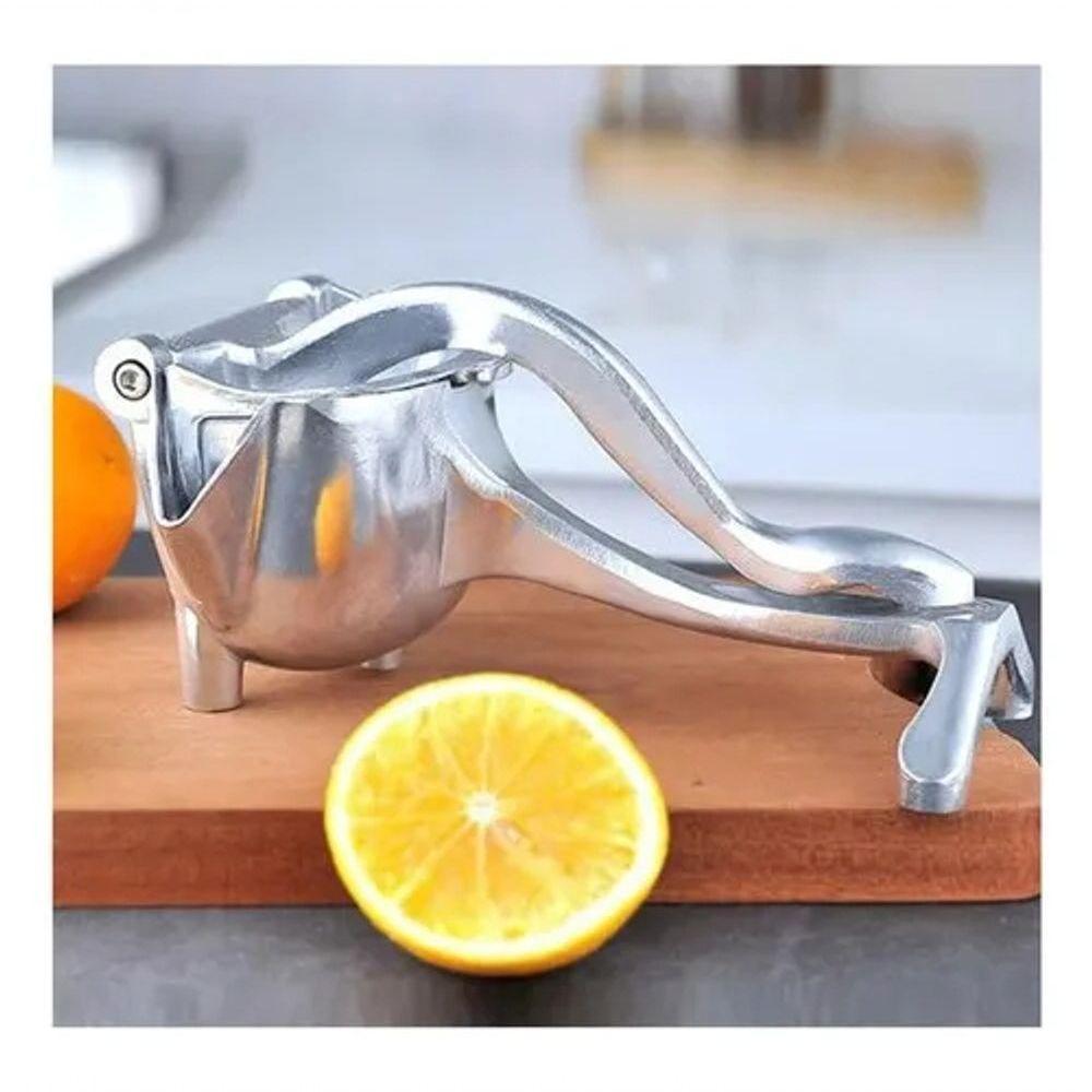 Espremedor Manual Limão Laranja Alumínio Suco Natural Cozinh - 7