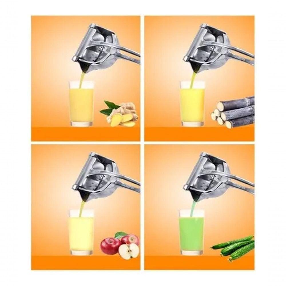 Espremedor Manual Limão Laranja Alumínio Suco Natural Cozinh - 8