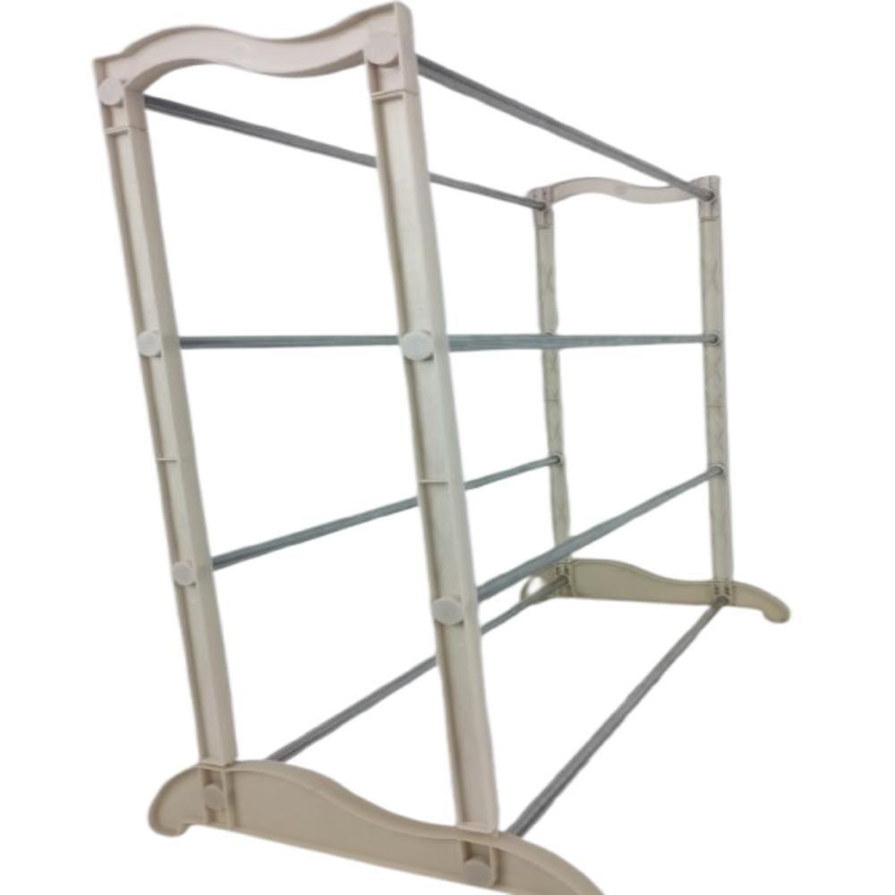 Sapateira 12 Pares Estante Organizador Multiuso Prateleira Desmontavel Rack Porta Sapatos Calçados Brinquedos Hall Sala - 3