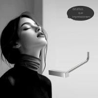 Porta Papel Higiênico Para Banheiro Escovado Troia Grego Metal - 2