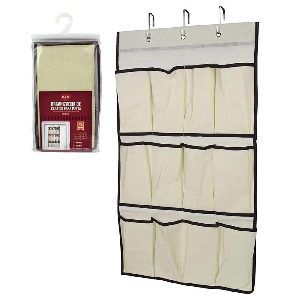 Organizador Suspenso Sapatos Porta 12 Divisórias Sapateira V - 1