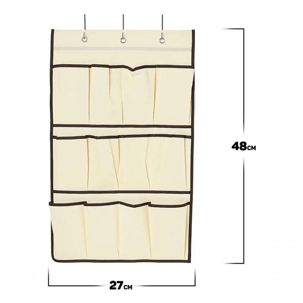 Organizador Suspenso Sapatos Porta 12 Divisórias Sapateira V - 2