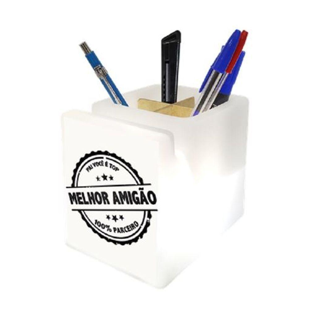 Organizador Iluminado Moderno Para Mesa - Estilo Sofisticado E Prático - 2