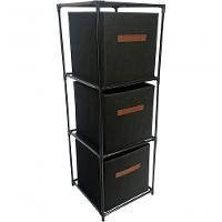 Organizador 3 Andares Tnt E Ferro 35 Cm X 35 Cm X 102 Cm - 3