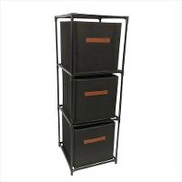 Organizador 3 Andares Tnt E Ferro 35 Cm X 35 Cm X 102 Cm