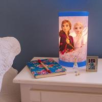 Luminária De Mesa Elsa E Anna - Magia Do Frozen Para Sua Decoração! - 1