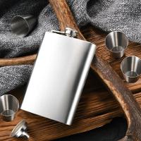 Kit Cantil Inox 6 Peças Shot Funil Bebidas Viagem - 3