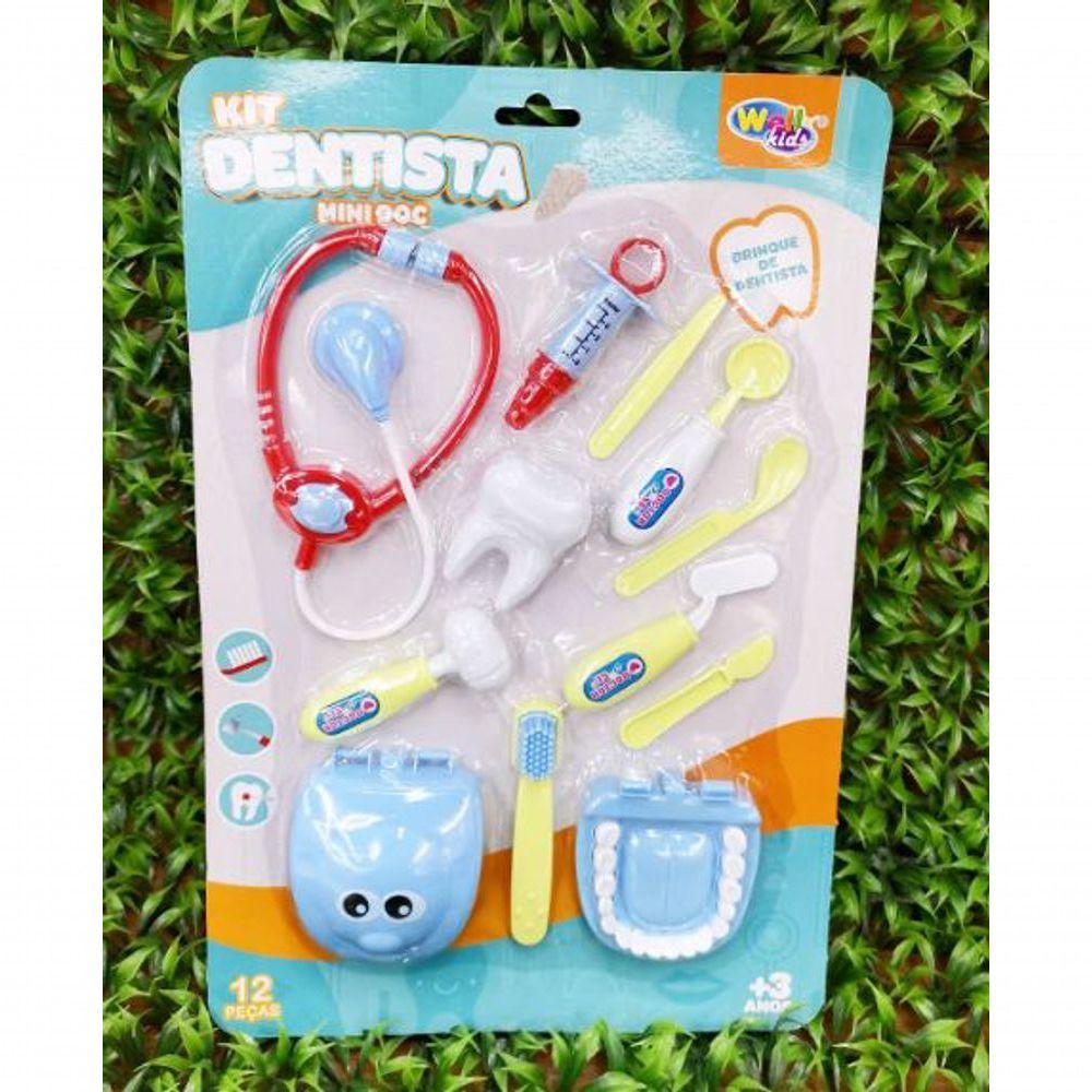 Kit Dentista Infantil Brinquedo Educativo 12 Peças Brincando - 5