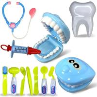 Kit Dentista Infantil Brinquedo Educativo 12 Peças Brincando - 1