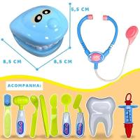 Kit Dentista Infantil Brinquedo Educativo 12 Peças Brincando