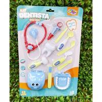 Kit Dentista Infantil Brinquedo Educativo 12 Peças Brincando - 5