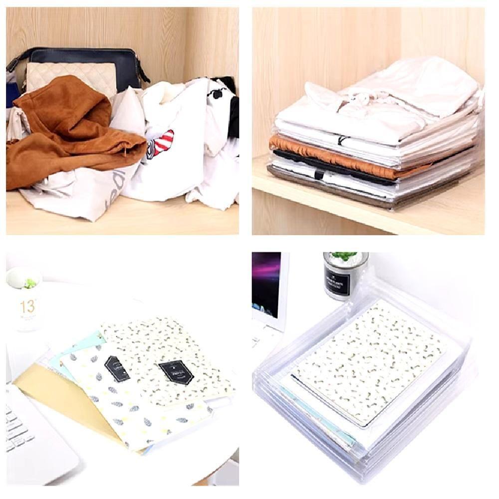 Kit 10 Organizador De Camisetas Camisas Guarda Roupas Divisorias Tipo Arquivo Separador - 7