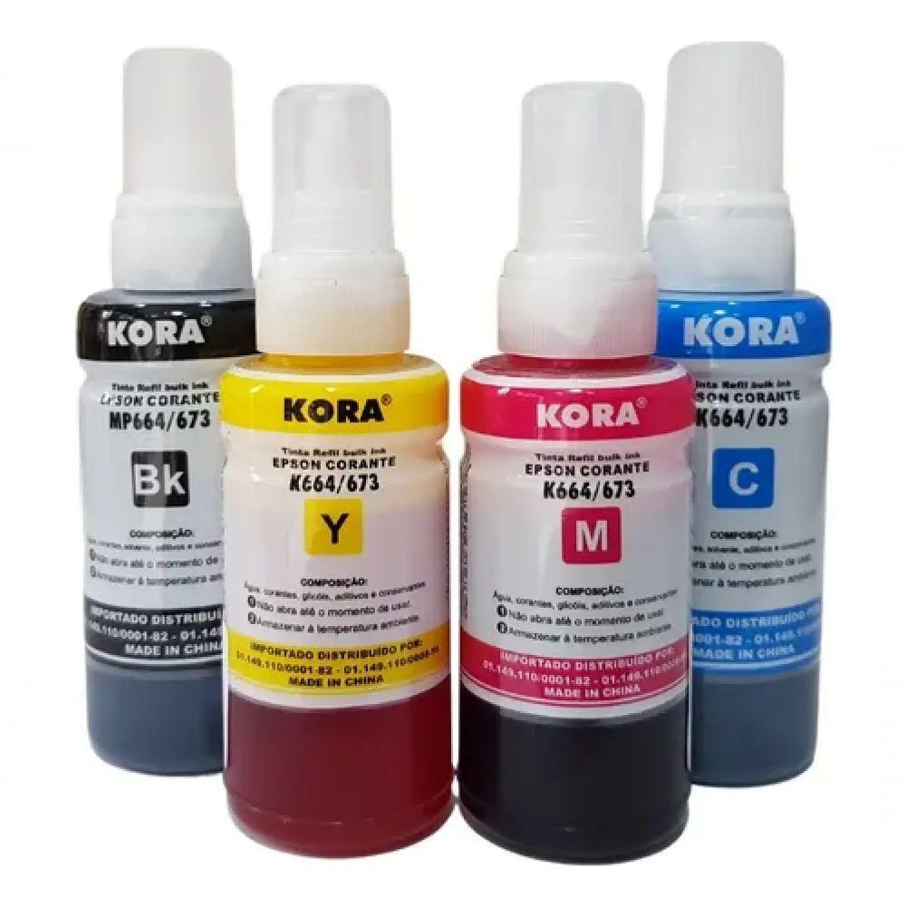 Kit 10 Refil De Tinta T664 Para Epson L120 L310 L355 L380 - 2