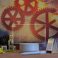 Painel Iluminado De Vidro Para Mensagens Criativas E Inspirações Brilhantes - 3