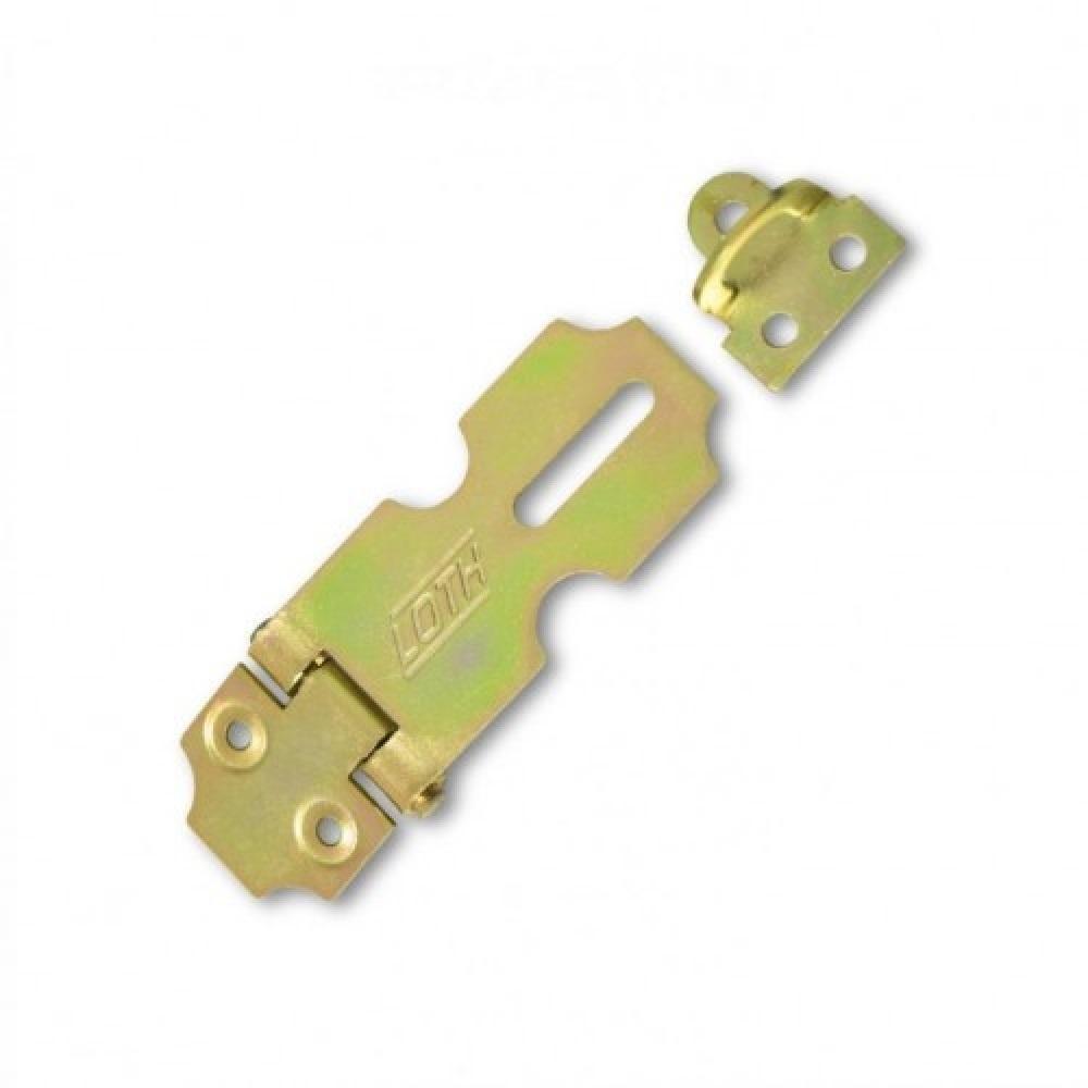 Kit 5 Trinco Articulado Metalico Ouro Envelhecido Portas Janelas Dobradica 2 1-2 Cadeado - 2