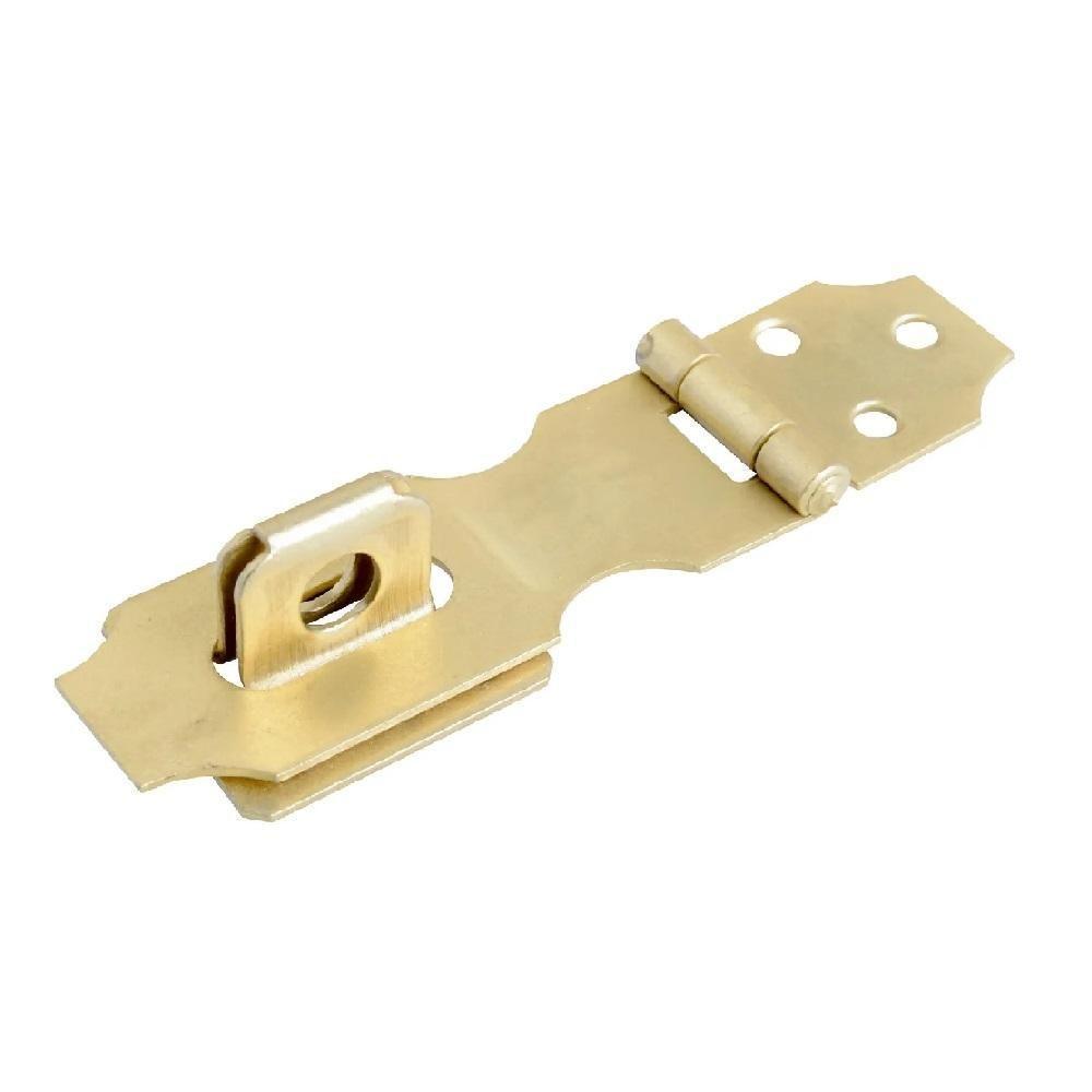 Kit 5 Trinco Articulado Metalico Ouro Envelhecido Portas Janelas Dobradica 2 1-2 Cadeado - 3