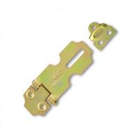 Kit 5 Trinco Articulado Metalico Ouro Envelhecido Portas Janelas Dobradica 2 1-2 Cadeado - 2