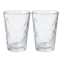 Kit Jogo 6 Copo Vidro Arizona Bebidas Agua Suco Cerveja Drinks 200ml Diamond Bar Restaurante Baixo Multiuso Conjunto Red - 8